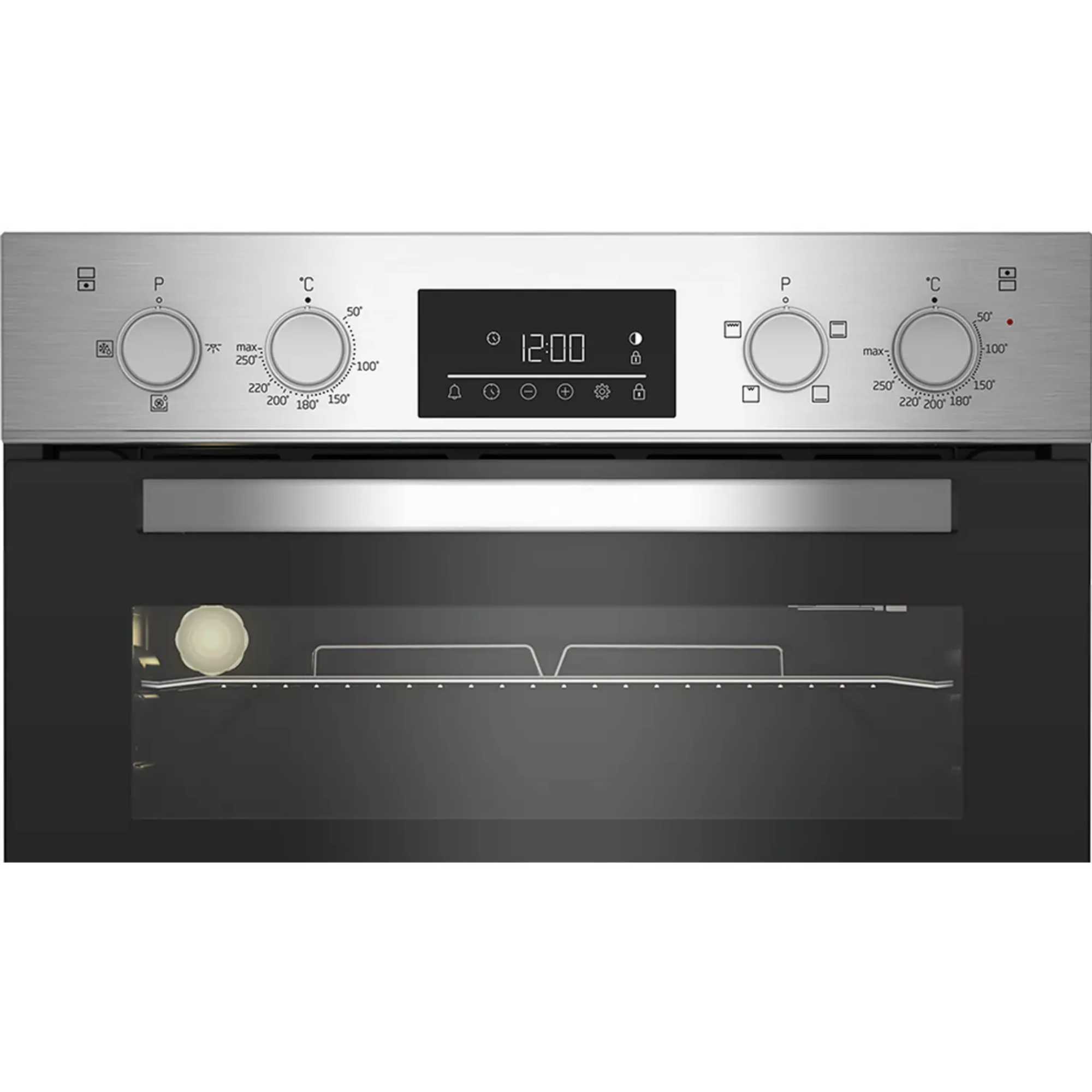 Beko BBADF22300X BuiltIn Double Oven 105L Capacity Hughes